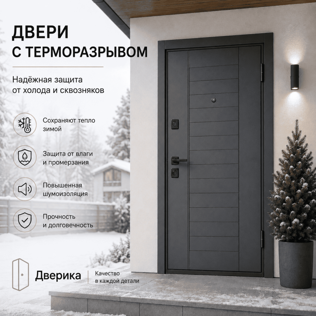 Двери с терморазрывом каталог