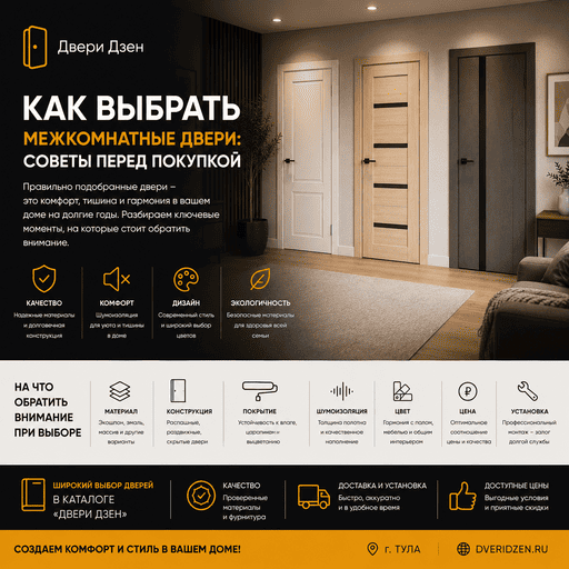 Как выбрать межкомнатные двери