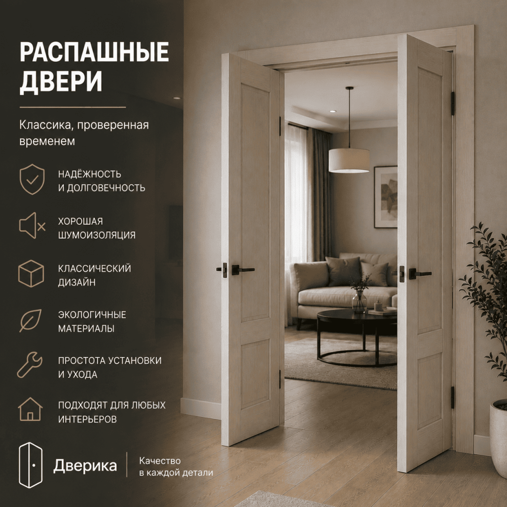 Распашные двери каталог