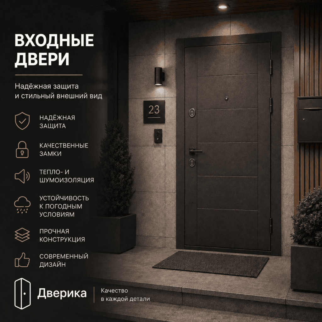 Входные двери каталог